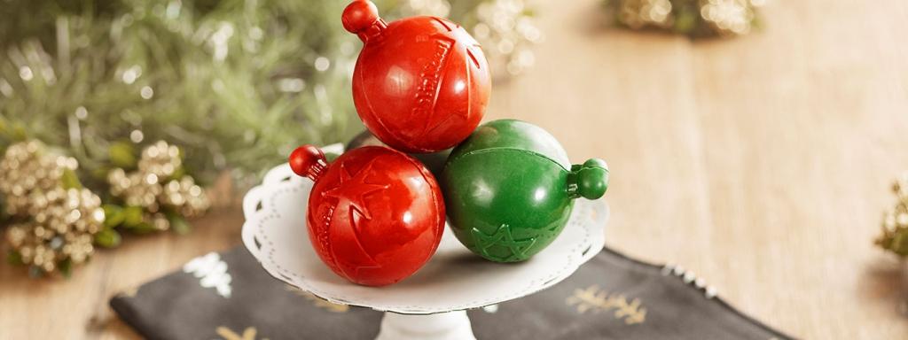 Bolas Natalinas Recheadas