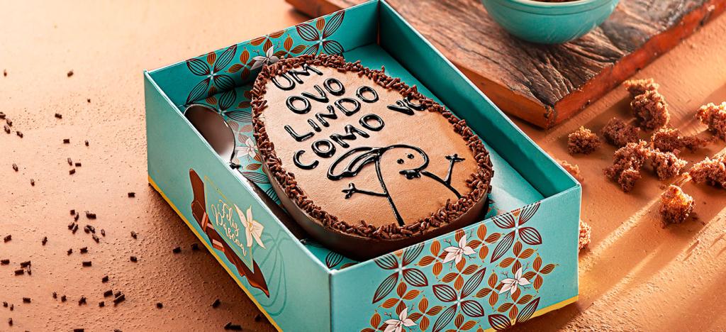 Ovo Bento Cake de Banana Flambada