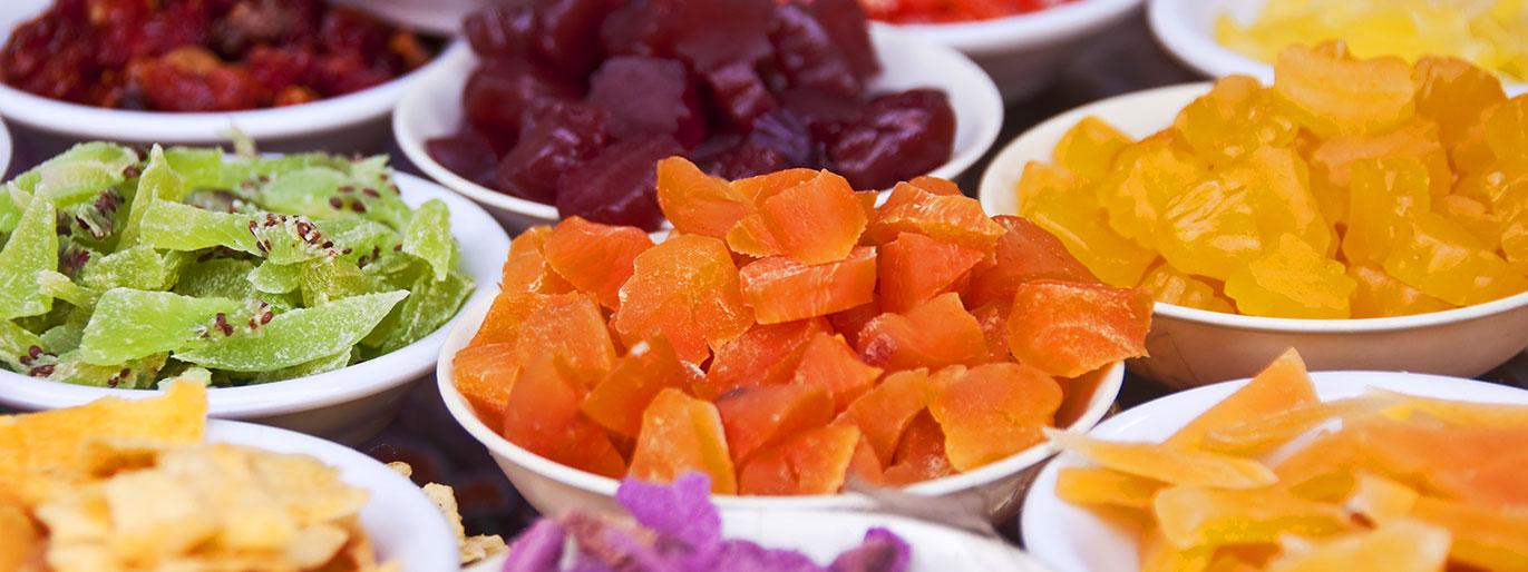 Frutas cristalizadas: saiba como essas delícias são feitas