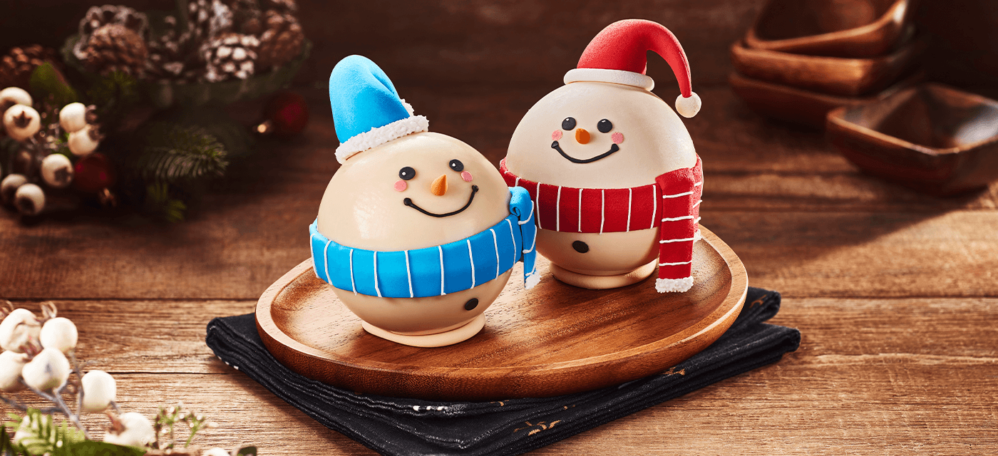 Boneco de neve natalino: decoração saborosa