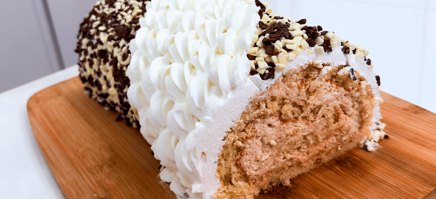 Rocambole de amendoim: mais maciez e sabor