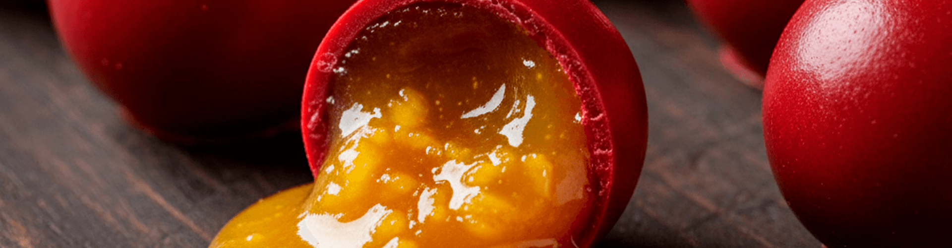 Bombom Twist de Frutas Amarelas